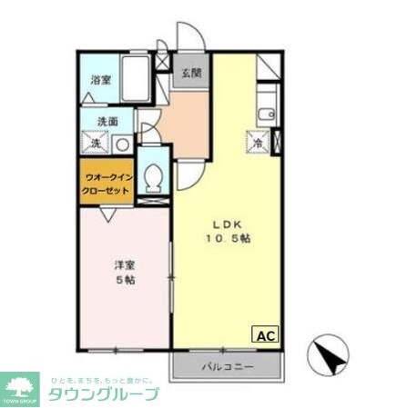 パークコート砂川弐番館の物件間取画像